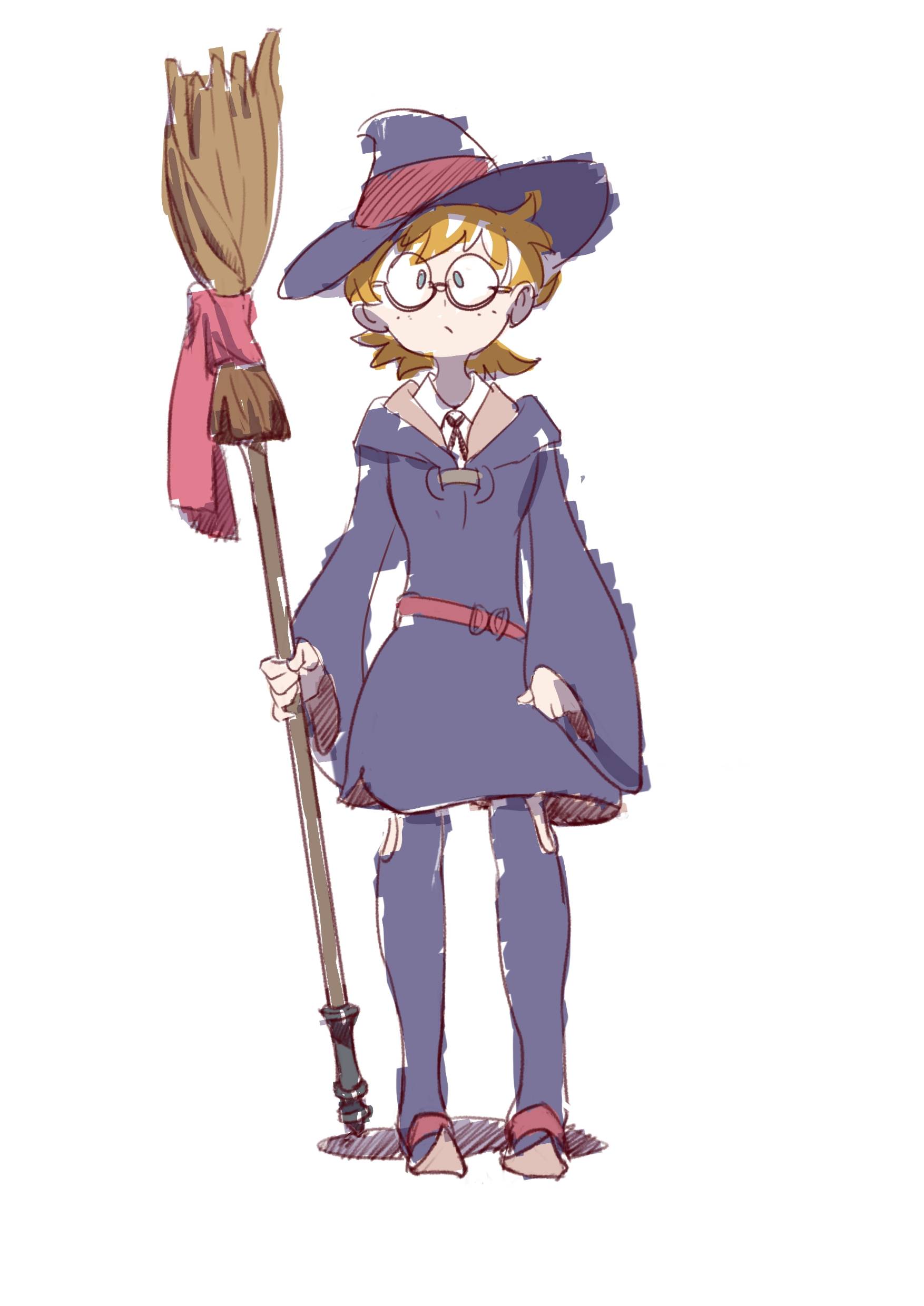 临摹小魔女人设.