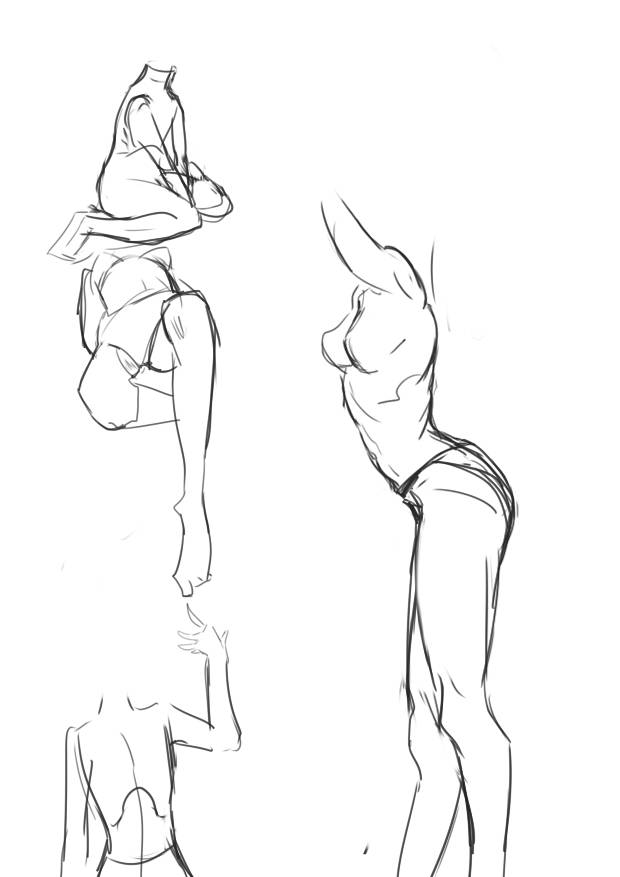 穿着内裤去裸奔の画力贡献