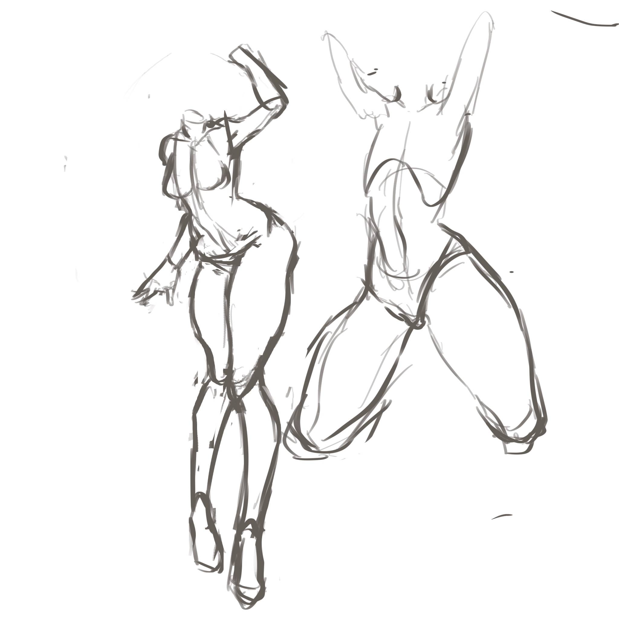 穿着内裤去裸奔の画力贡献